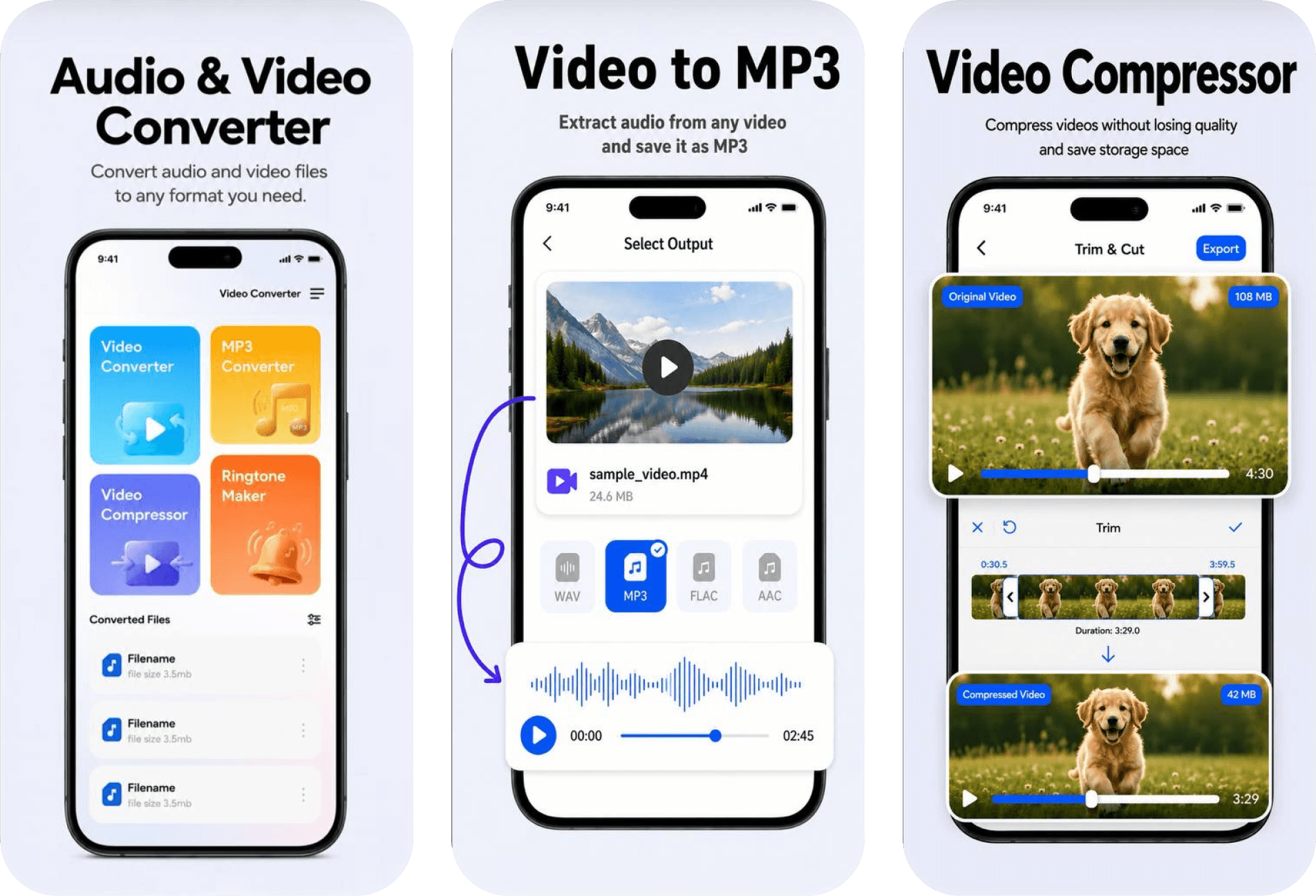 Video Converter to MP3, MP4, Any